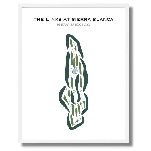 The Links at Sierra Blanca, New Mexico - Printed Golf Courses