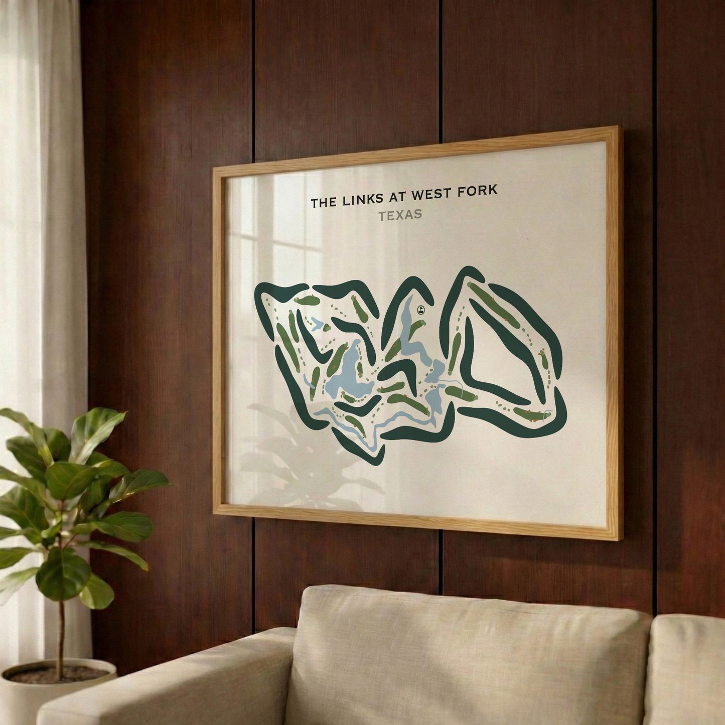 The Links at West Fork, Texas - Printed Golf Courses