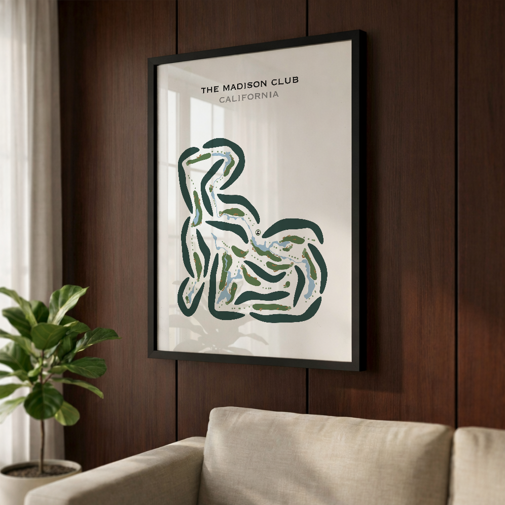 The Madison Club, California - Printed Golf Courses