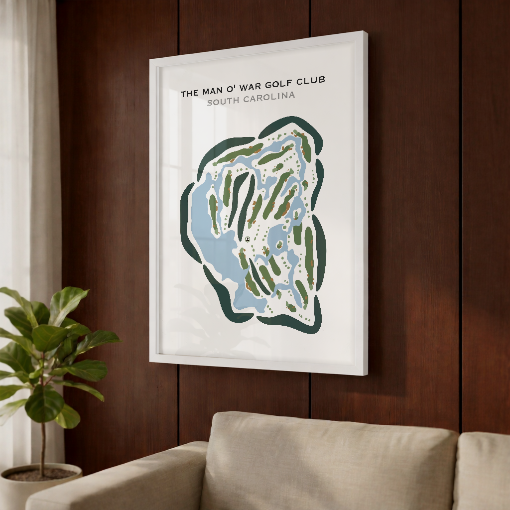 The Man O' War Golf Club, South Carolina - Printed Golf Courses