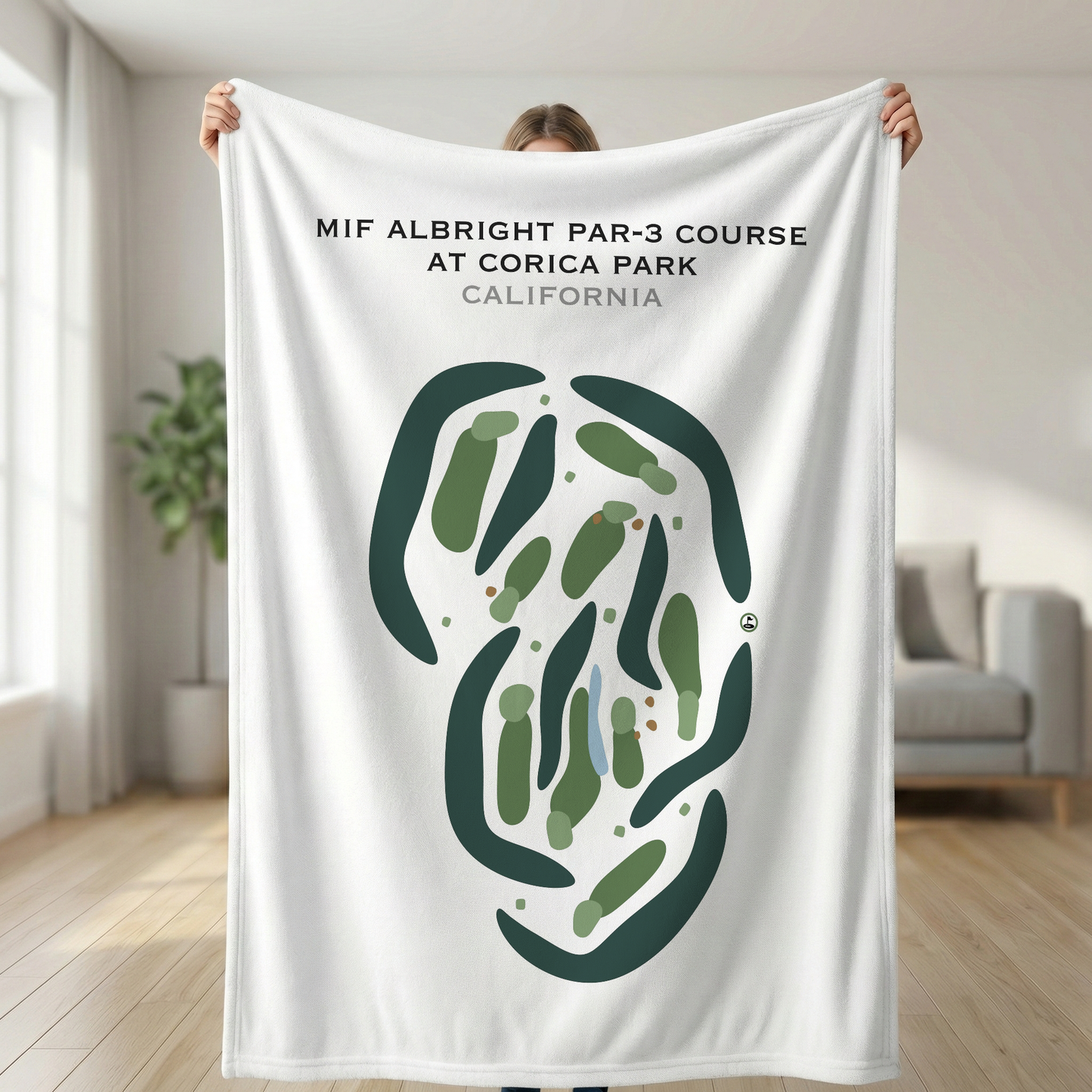 The Mif Albright Par-3 Course at Corica Park, California - Printed Golf Courses