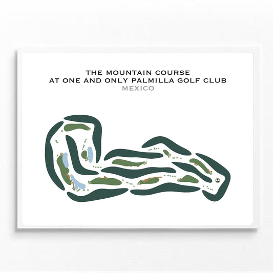 The Mountain Course at One&Only Palmilla Golf Club, Mexico - Printed Golf Courses
