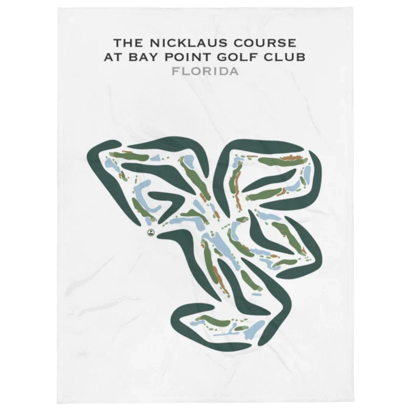 Nicklaus Course at Bay Point Golf Club, Florida - Printed Golf Courses