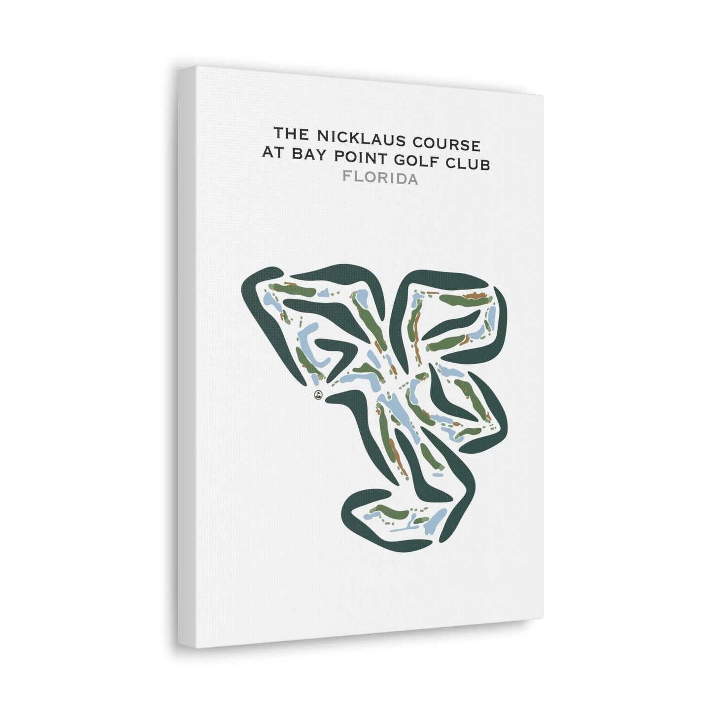 Nicklaus Course at Bay Point Golf Club, Florida - Printed Golf Courses