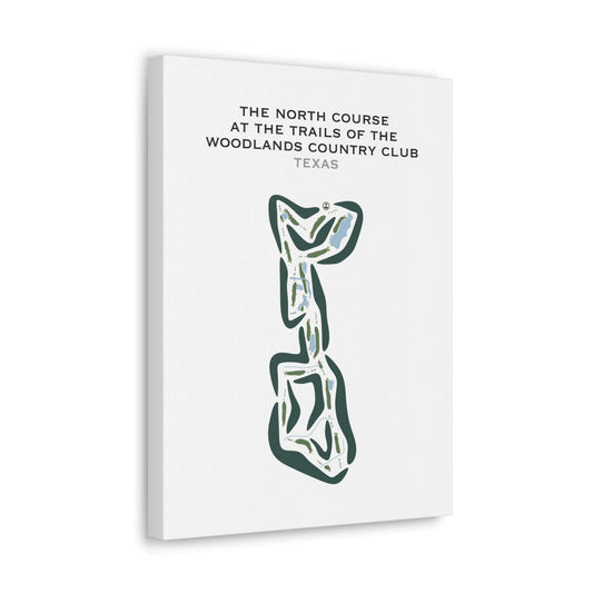 The North Course - The Golf Trails at The Woodlands, Texas - Printed Golf Courses