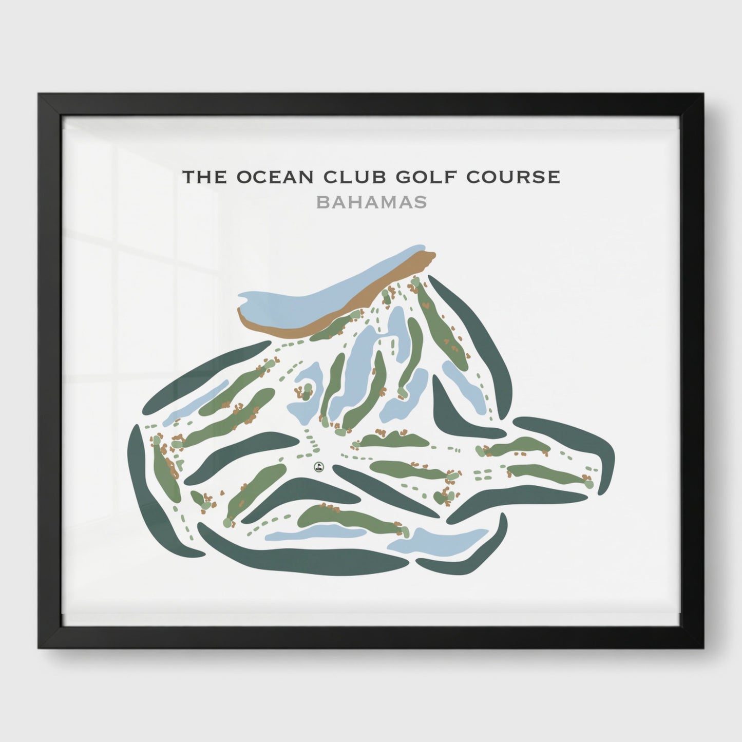 The Ocean Club Golf Course, Bahamas - Printed Golf Courses