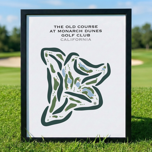 The Old Course at Monarch Dunes Golf Club, California - Printed Golf Courses