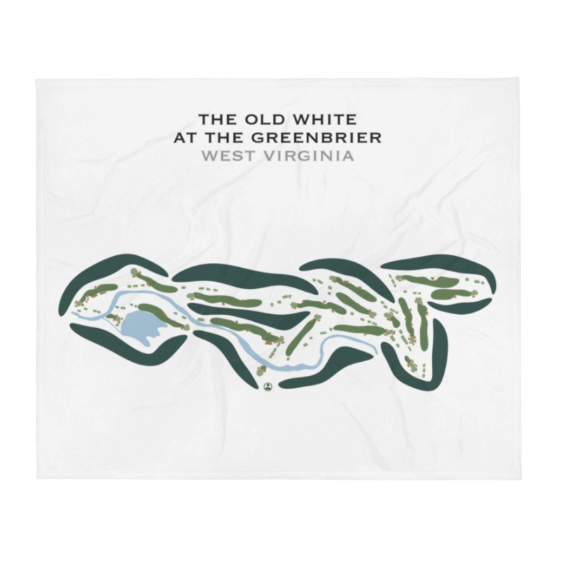 The Old White at The Greenbrier, West Virginia - Printed Golf Courses
