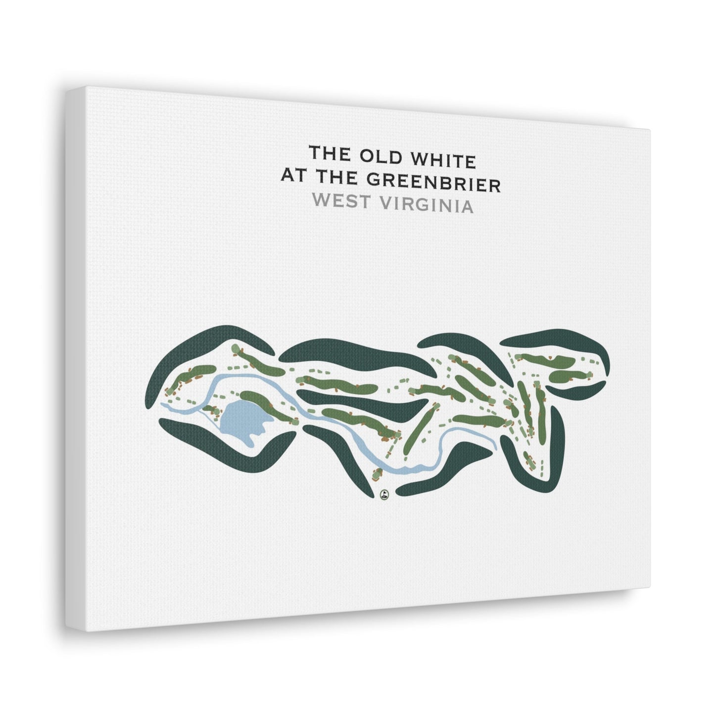 The Old White at The Greenbrier, West Virginia - Printed Golf Courses