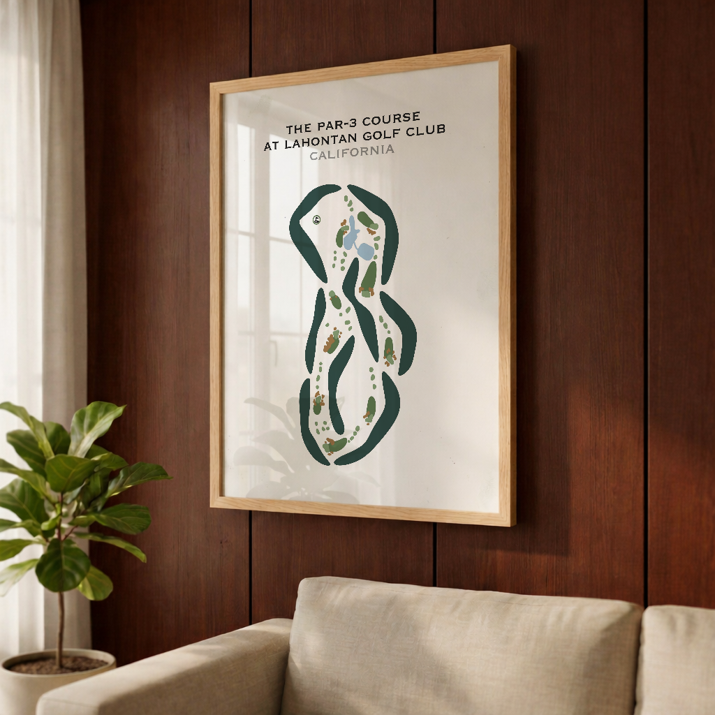 The Par-3 Course at Lahontan Golf Club, California - Printed Golf Courses