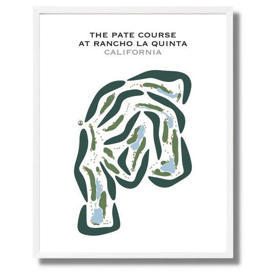 The Pate Course at Rancho La Quinta Country Club, California - Printed Golf Courses