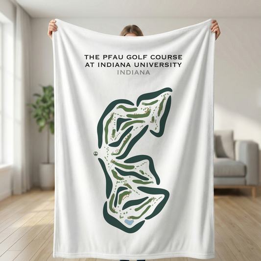 The Pfau Golf Course at Indiana University, Indiana - Printed Golf Courses