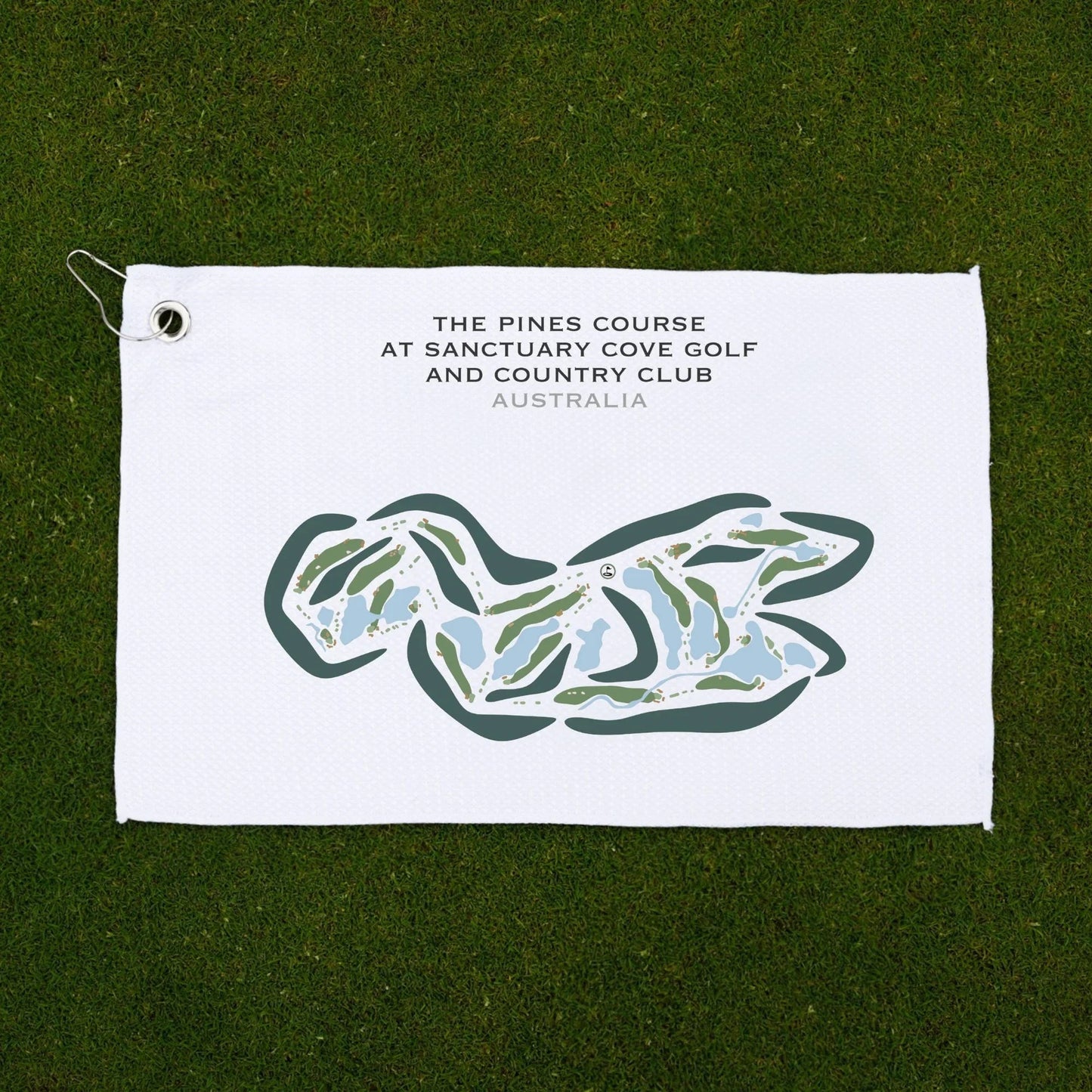 The Pines Golf Course at Sanctuary Cove Golf and Country Club, Australia - Printed Golf Courses