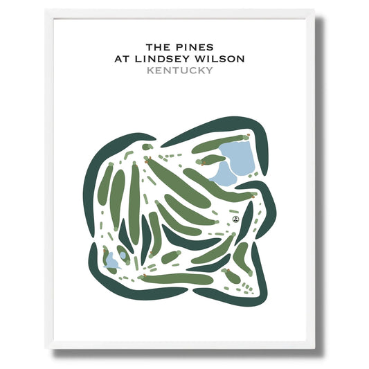 The Pines at Lindsey Wilson, Kentucky - Printed Golf Courses