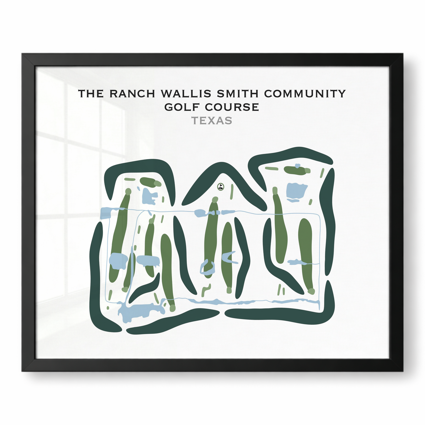 The Ranch Wallis Smith Community Golf Course, Texas - Printed Golf Courses
