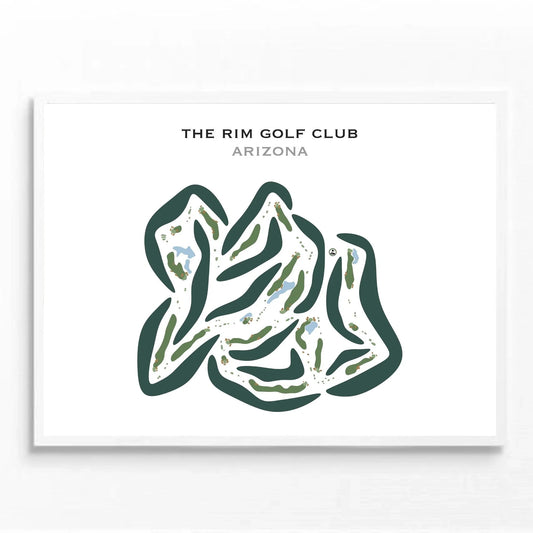 The Rim Golf Club, Arizona - Printed Golf Courses