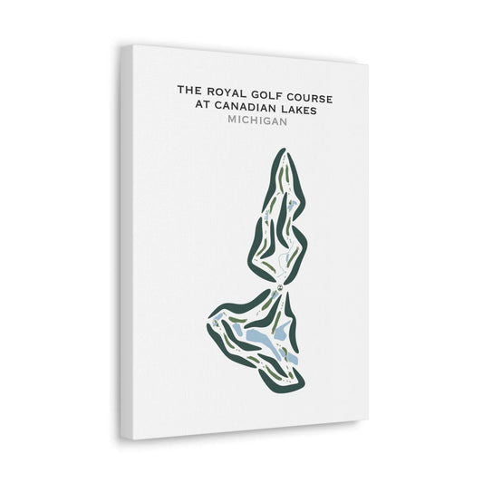 The Royal Golf Course at Canadian Lakes, Michigan - Printed Golf Courses