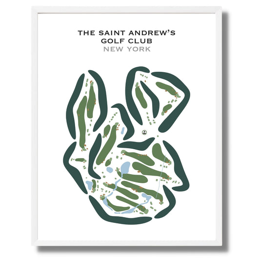 The Saint Andrews Golf Club, New York - Printed Golf Courses