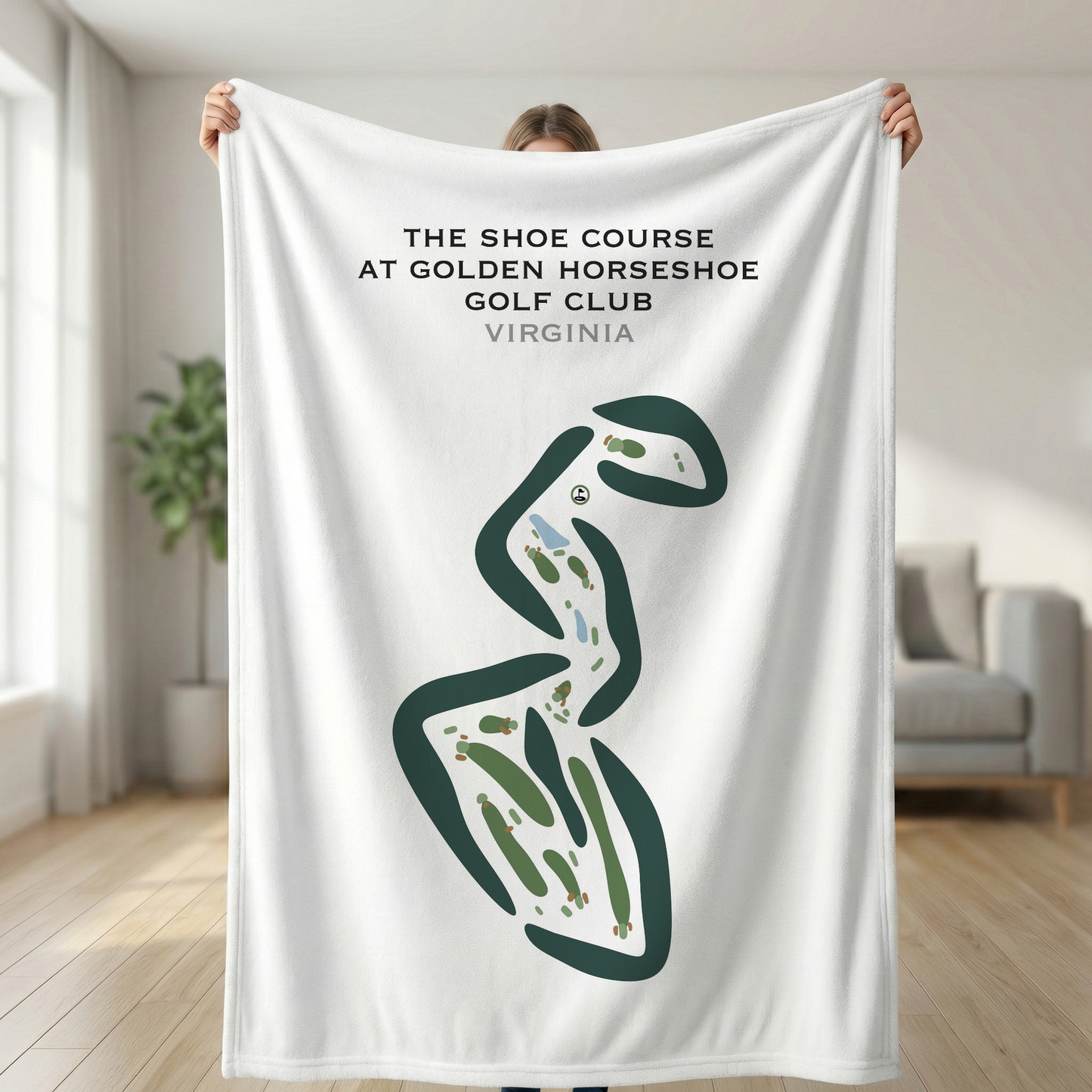 The Shoe Course at Golden Horseshoe Golf Club, Virginia - Printed Golf Courses