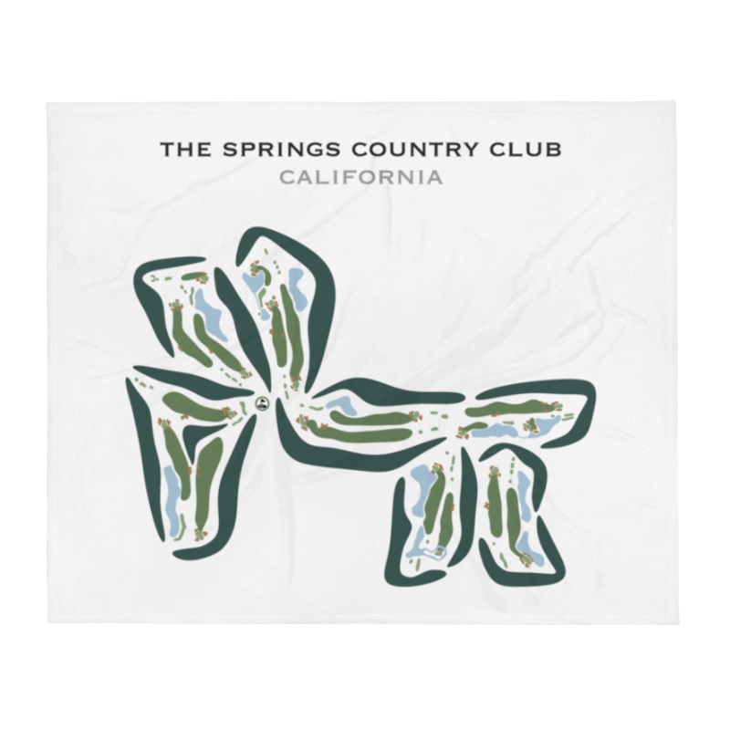 The Springs Country Club, California - Printed Golf Courses