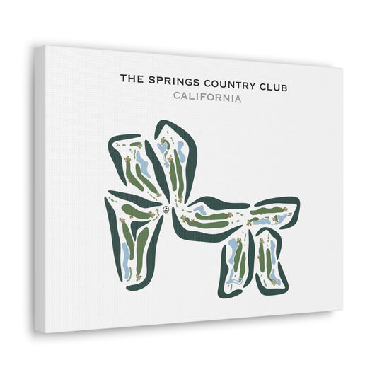 The Springs Country Club, California - Printed Golf Courses