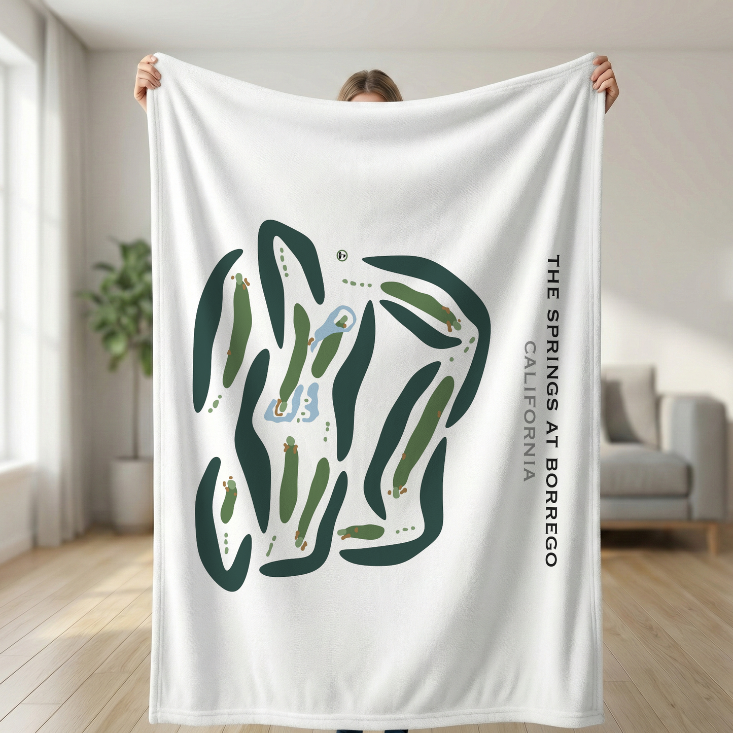 The Springs at Borrego, California - Printed Golf Courses