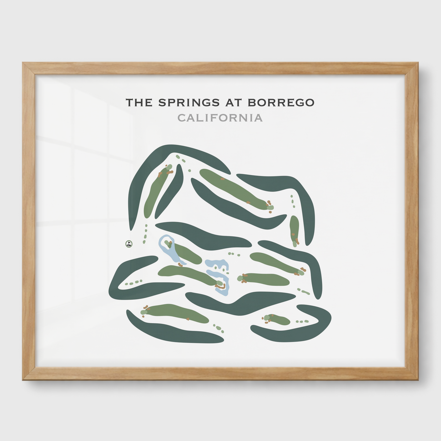 The Springs at Borrego, California - Printed Golf Courses