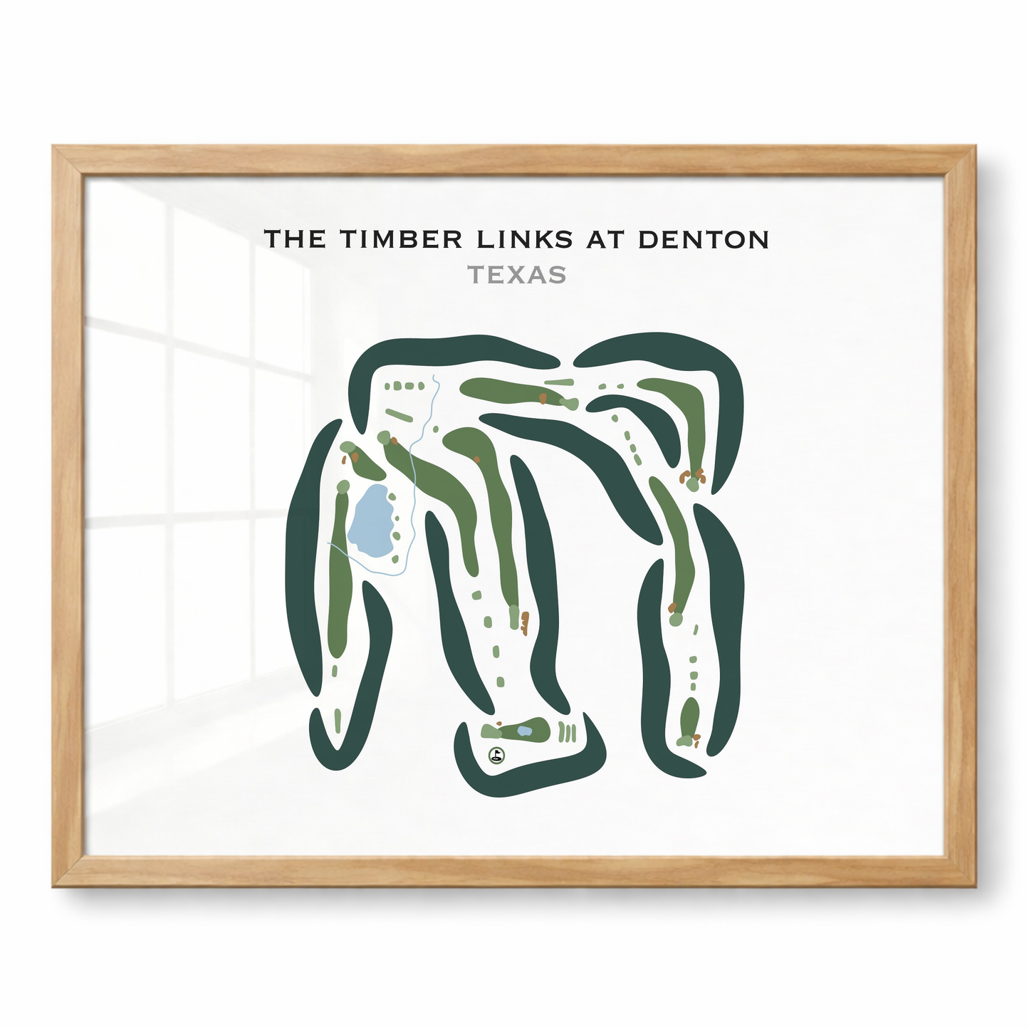 The Timber Links at Denton, Texas - Printed Golf Courses