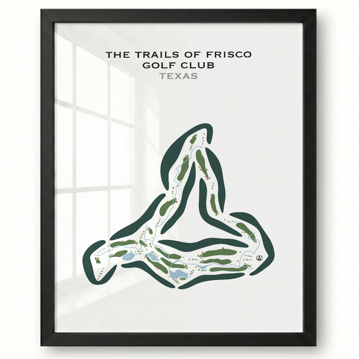 The Trails of Frisco Golf Club, Texas - Printed Golf Courses