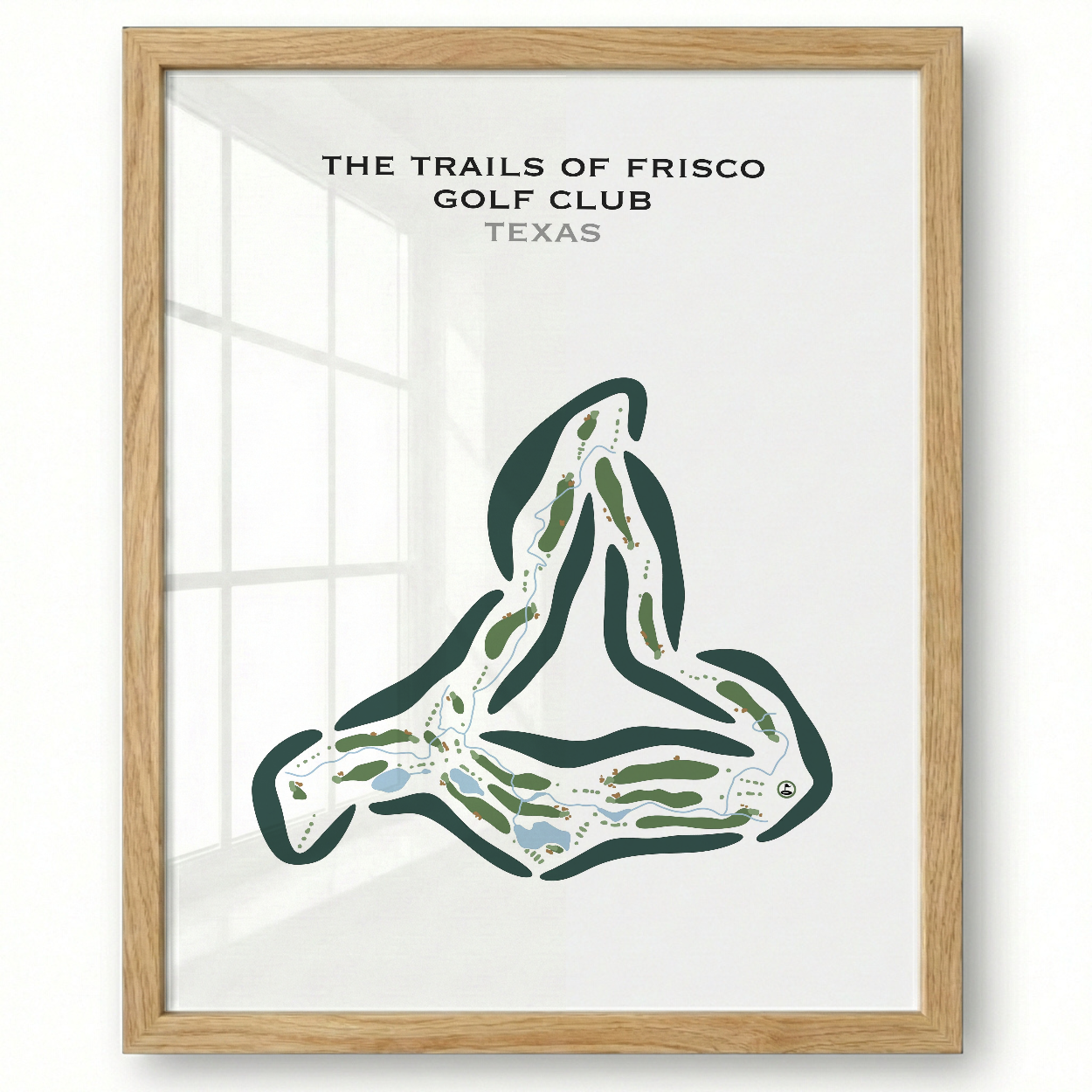 The Trails of Frisco Golf Club, Texas - Printed Golf Courses