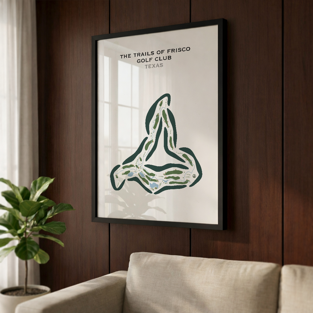 The Trails of Frisco Golf Club, Texas - Printed Golf Courses