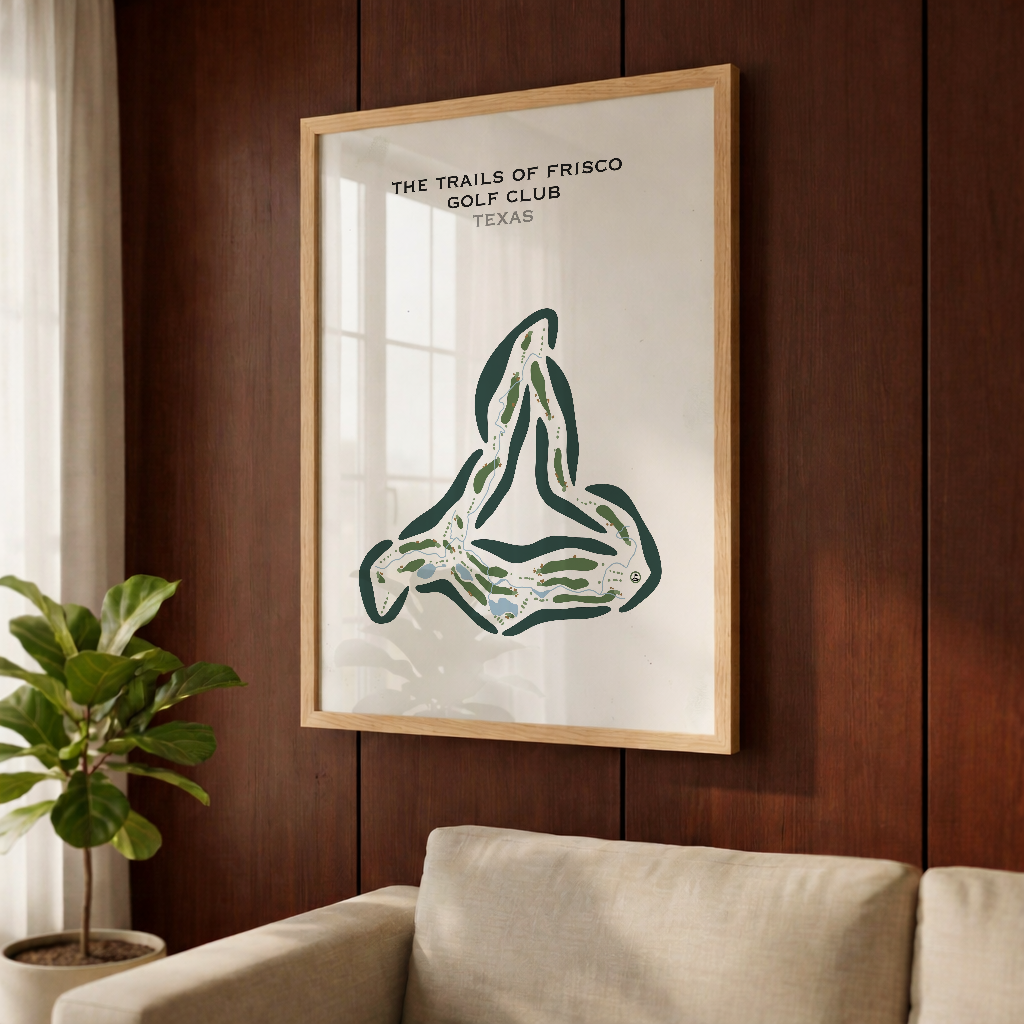 The Trails of Frisco Golf Club, Texas - Printed Golf Courses