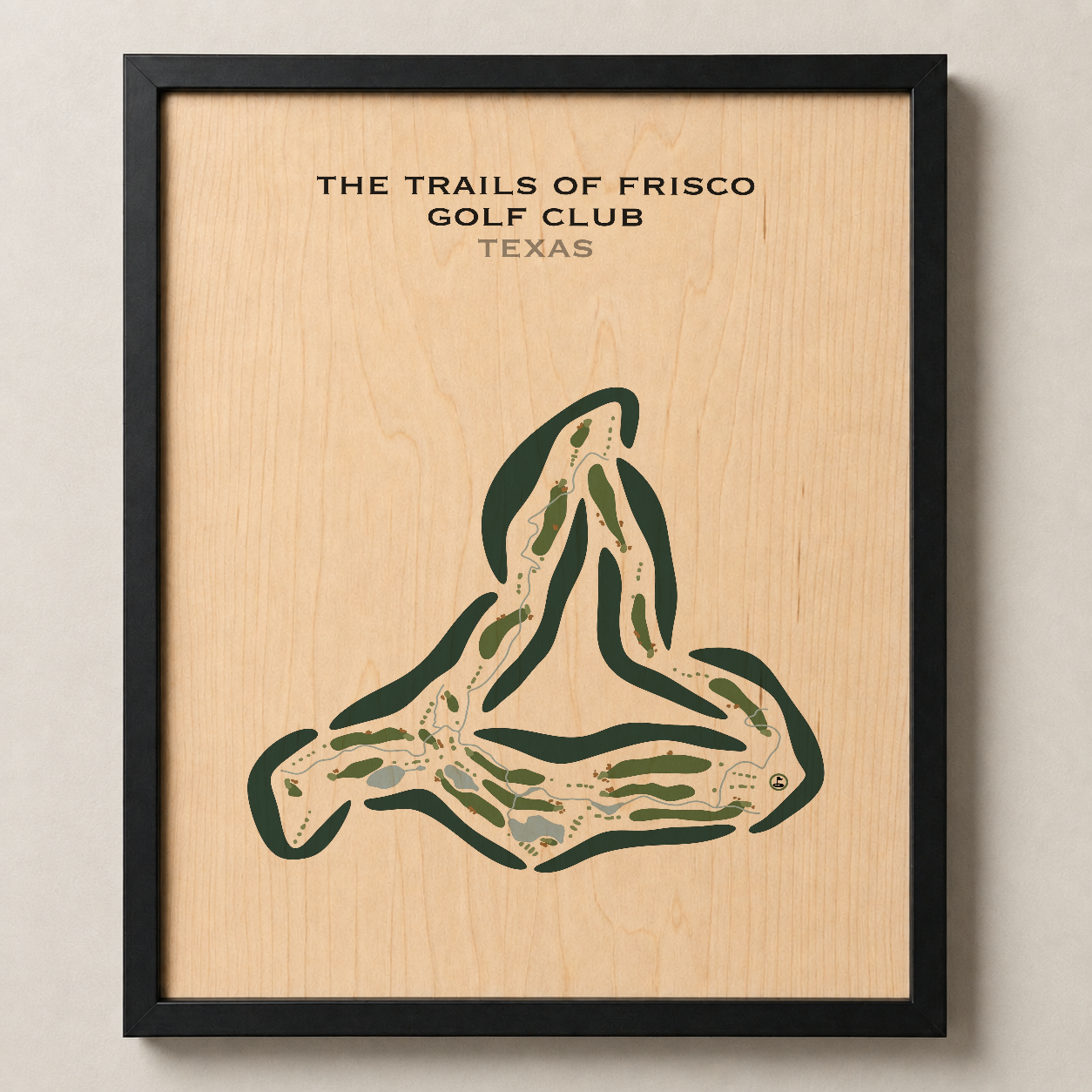 The Trails of Frisco Golf Club, Texas - Printed Golf Courses