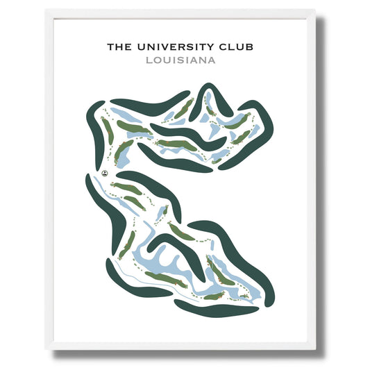 The University Club, Louisiana - Printed Golf Courses
