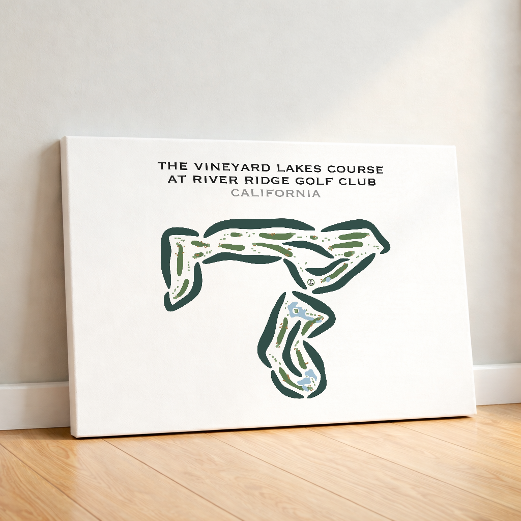 The Vineyard Course at River Ridge Golf Club, California - Printed Golf Courses