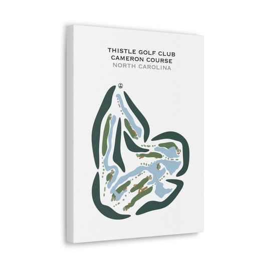 Thistle Golf Club, Cameron Course, North Carolina - Printed Golf Courses