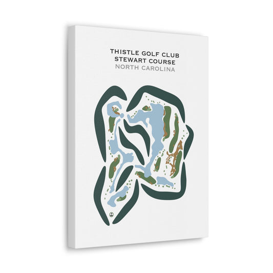 Thistle Golf Club, Stewart Course, North Carolina - Printed Golf Courses