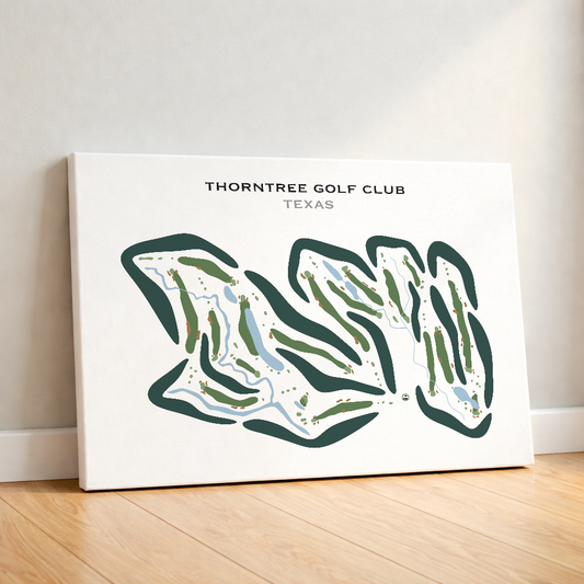 Thorntree Country Club, Texas - Printed Golf Courses