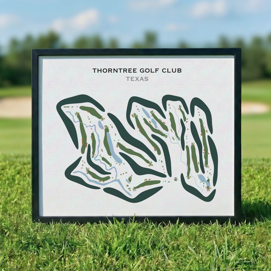 Thorntree Country Club, Texas - Printed Golf Courses