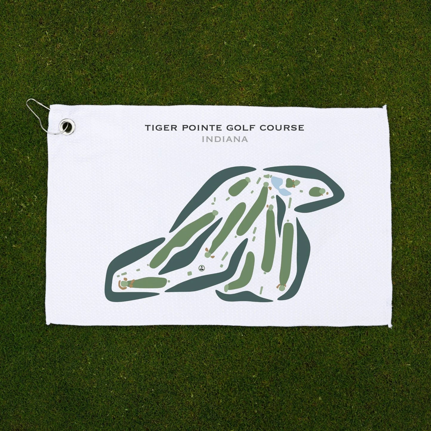 Tiger Pointe Golf Course, Indiana - Printed Golf Courses