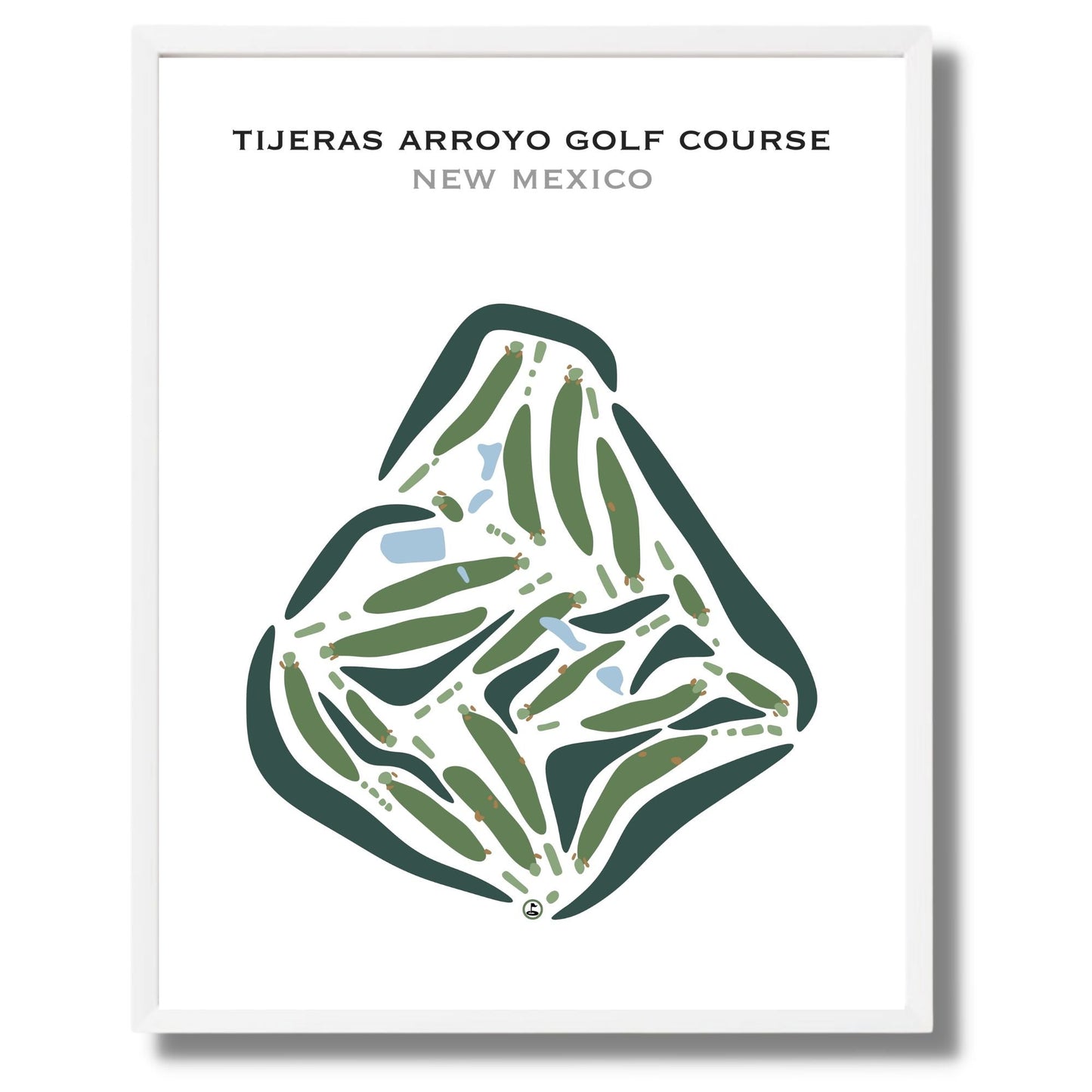 Tijeras Arroyo Golf Course, New Mexico - Printed Golf Courses