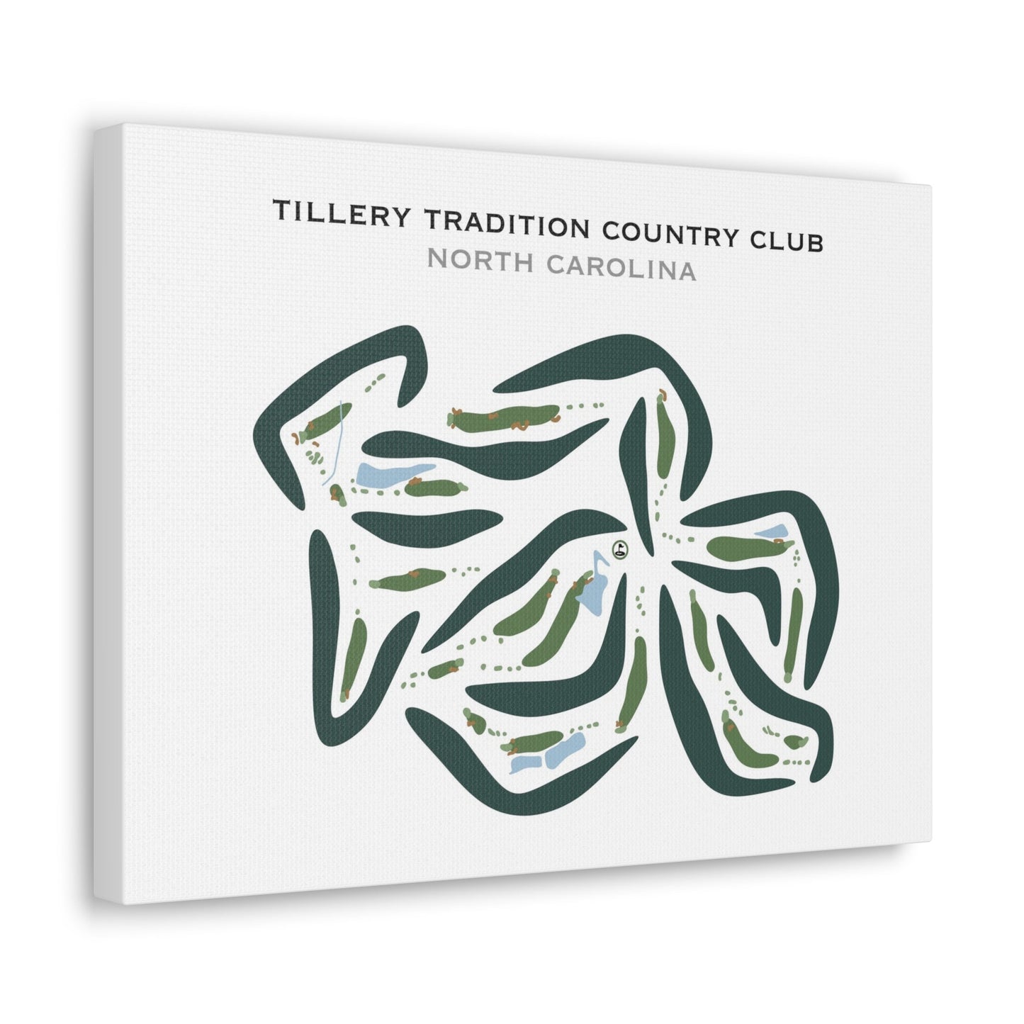 Tillery Tradition Country Club, North Carolina - Printed Golf Courses