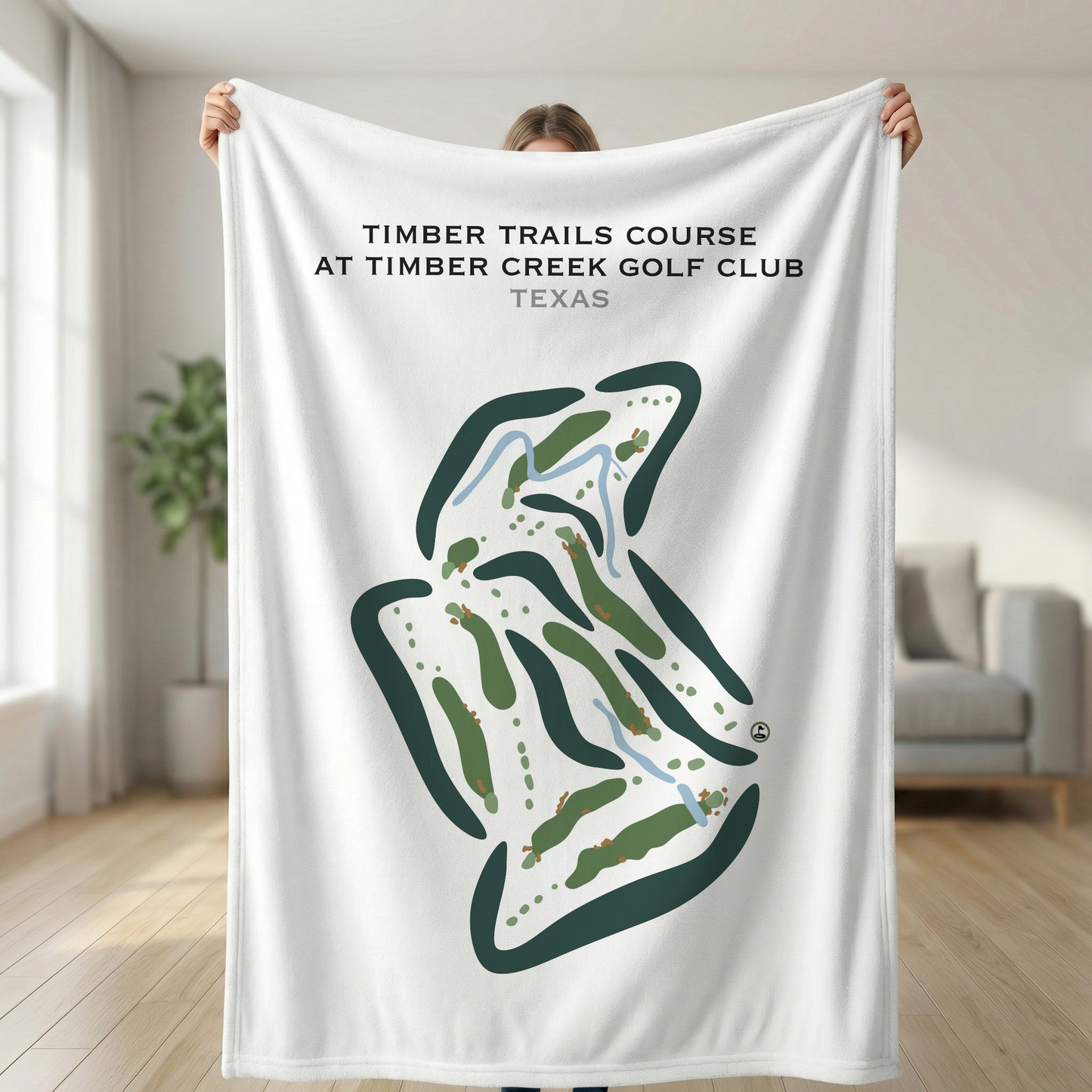 Timber Trails Course at Timber Creek Golf Club, Texas - Printed Golf Courses