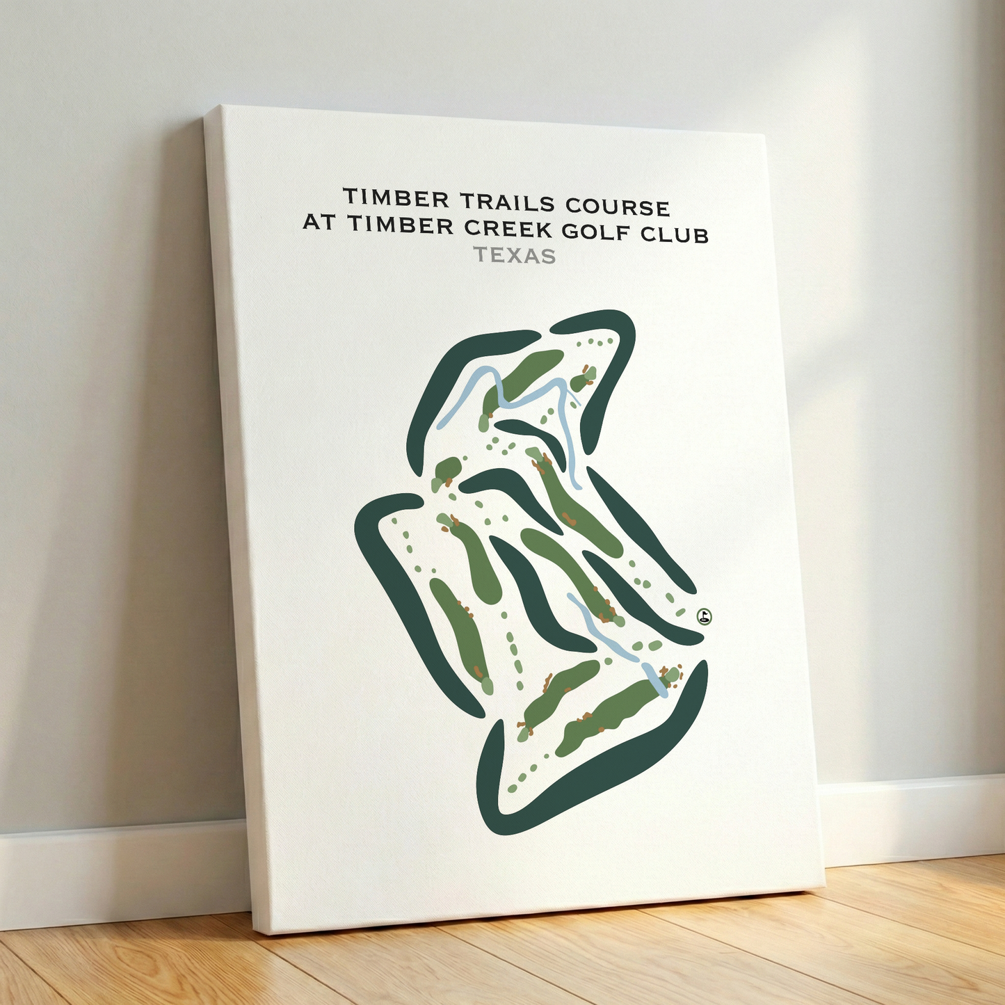 Timber Trails Course at Timber Creek Golf Club, Texas - Printed Golf Courses