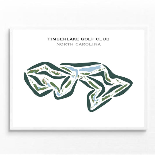 Timberlake Golf Club, North Carolina - Printed Golf Courses