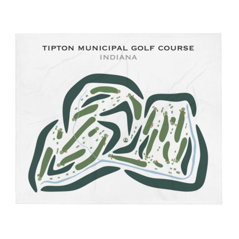 Tipton Municipal Golf Course, Indiana - Printed Golf Courses