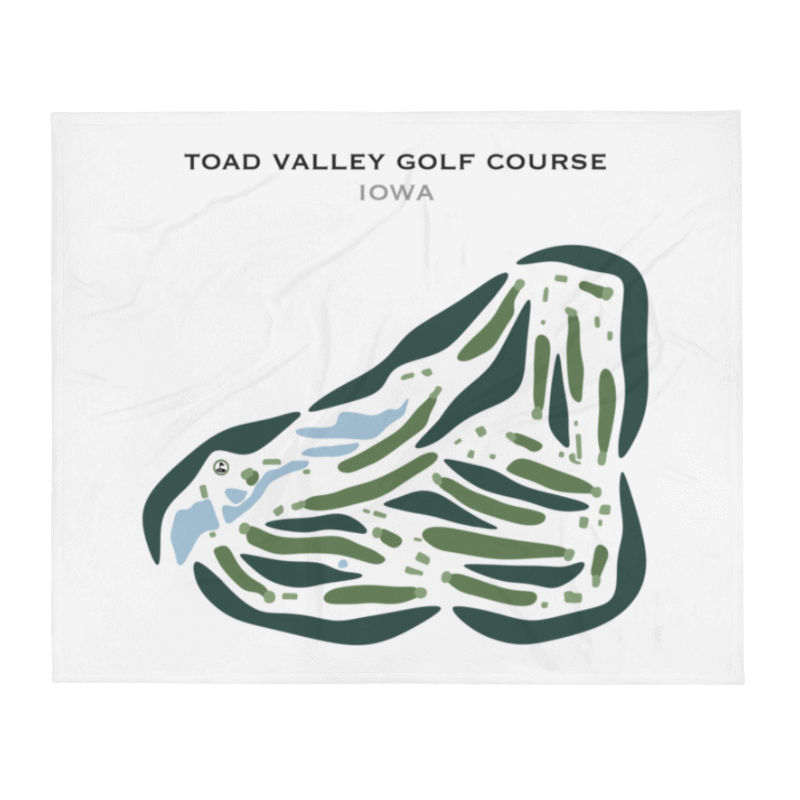 Toad Valley Golf Course, Iowa - Printed Golf Courses