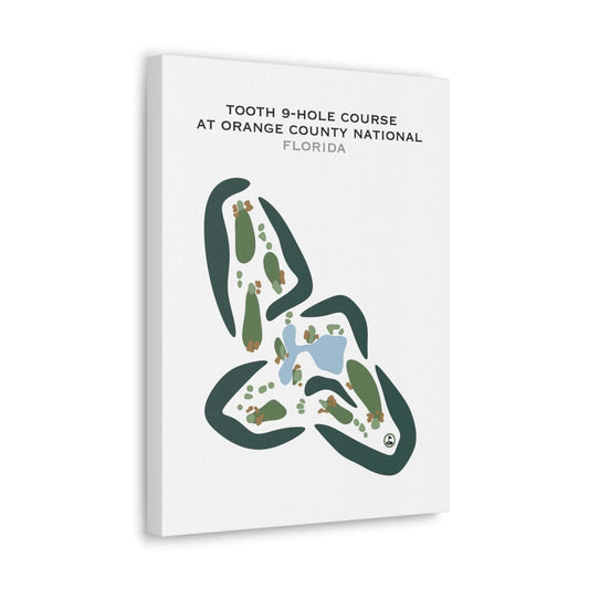 Tooth 9-hole Course at Orange County National, Winter Garden, Florida - Printed Golf Courses