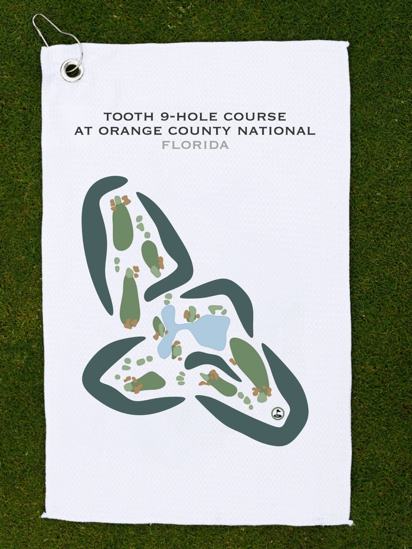 Tooth 9-hole Course at Orange County National, Winter Garden, Florida - Printed Golf Courses