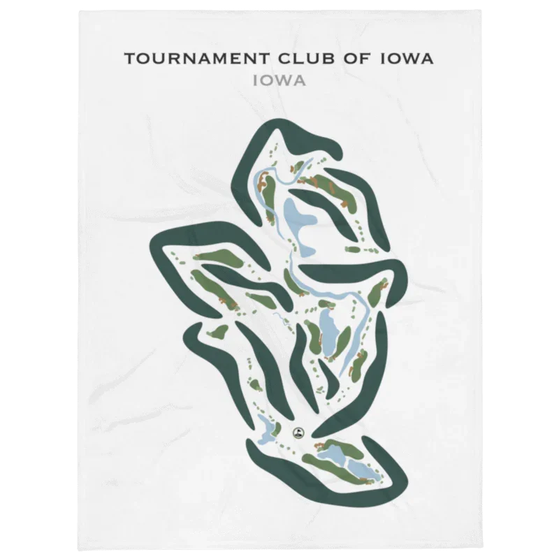 Tournament Club of Iowa, Iowa - Printed Golf Courses